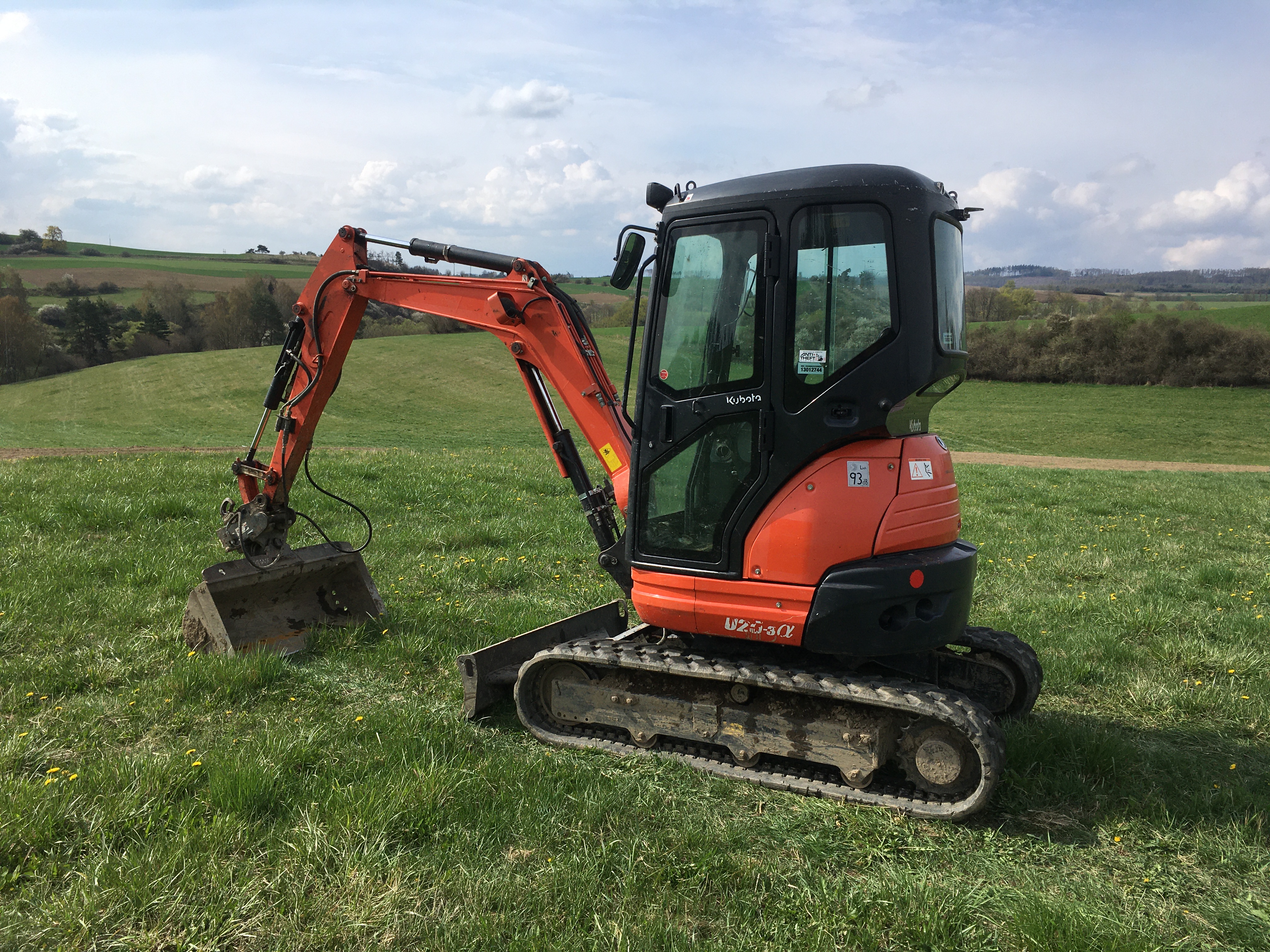 Minibagr Kubota U-25/3a